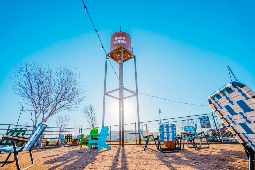 Fort Worth’s Own Adult Playground Finally Opens — Truck Yard Rolls Into Alliance Town Center, Giant Ferris Wheel Included