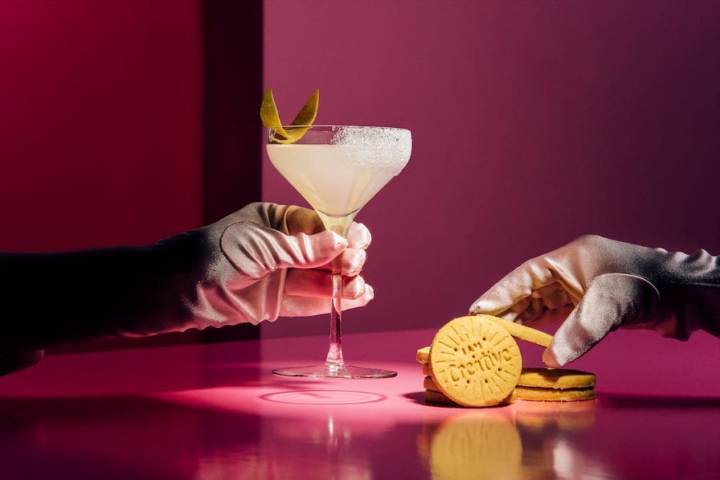 The Lemon Upper, a vanilla vodka treat inpsired by Lemon-Ups Girl Scout cookies. (Photo by TA Visuals)