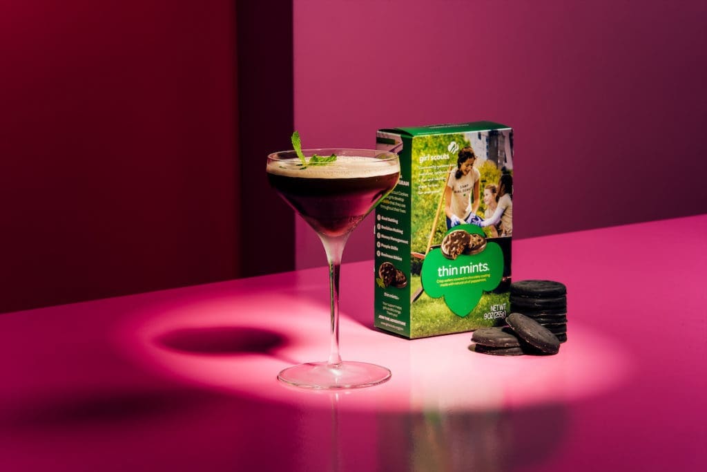 The Thicc Mint, made with rum, Kahlua, and creme de cacao. (Photo by TA Visuals)