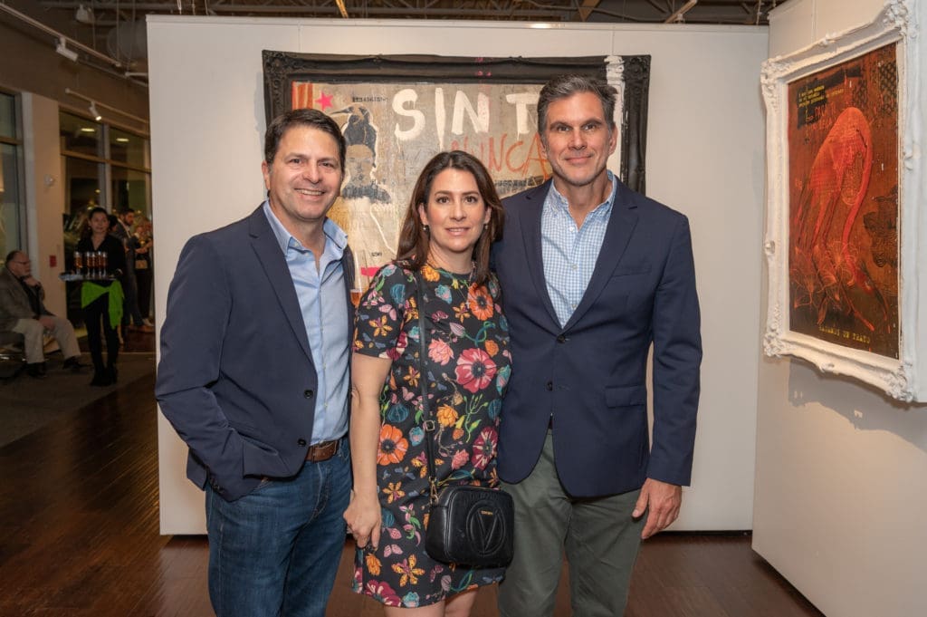 Eugenio Labarthe, Vanessa Labathe, Emilio Carlock (Photo by Paul R. Davis)

