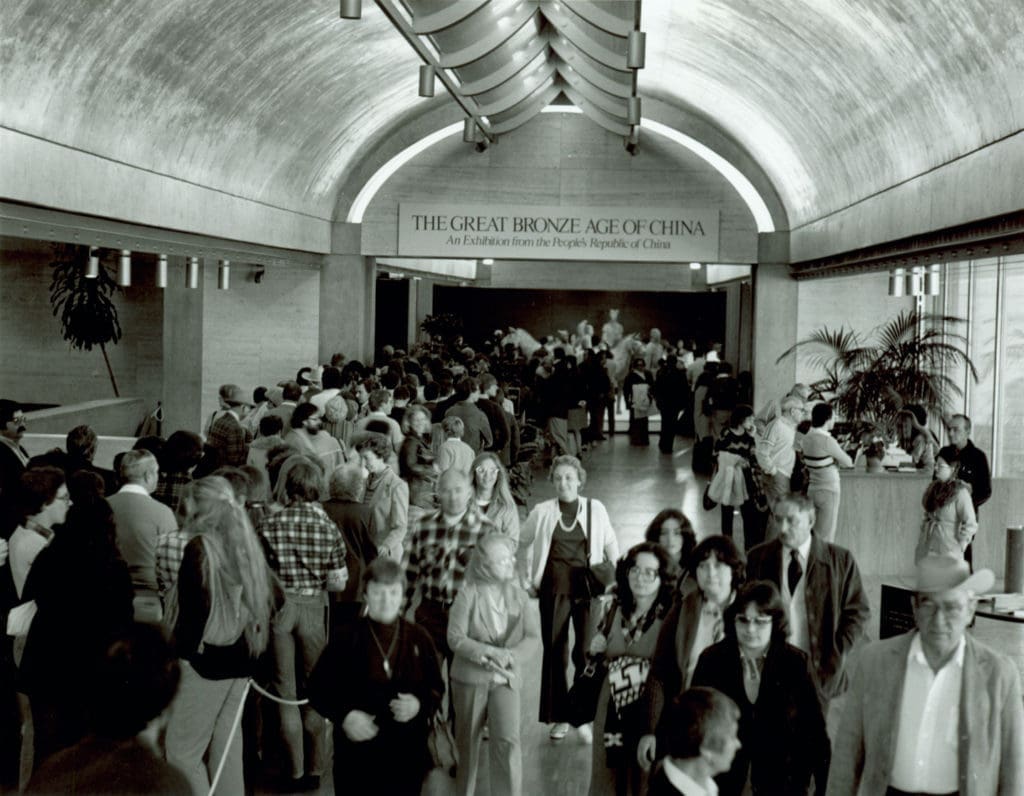 Kimbell Museum Bronze Age Exhibit, 1980 (Photo courtesy of Kimbell Art Museum)