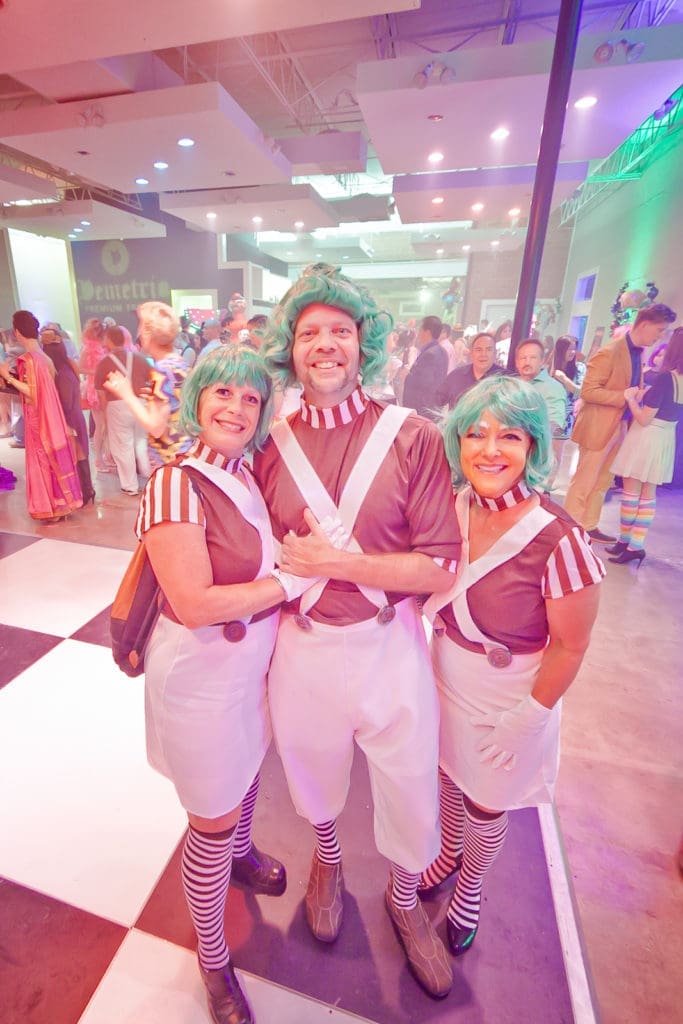 Mark Meldrum, Karen Meldum, Mary Stanton at The Gum Ball in 2015 (Photo by Morris Malakoff)