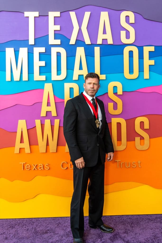 2023 Texas Medal of Arts Awards recipient Taylor Sheridan. (photo by Tyler Schmitt) 