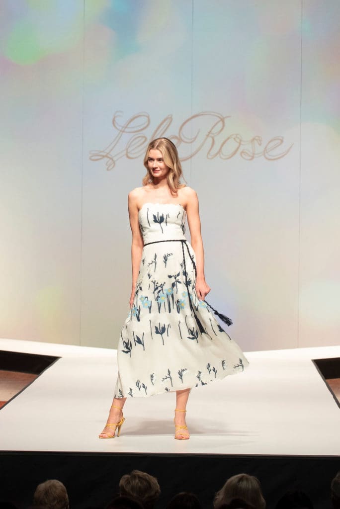 Lela Rose model on runway (Photo by Tamytha Cameron)