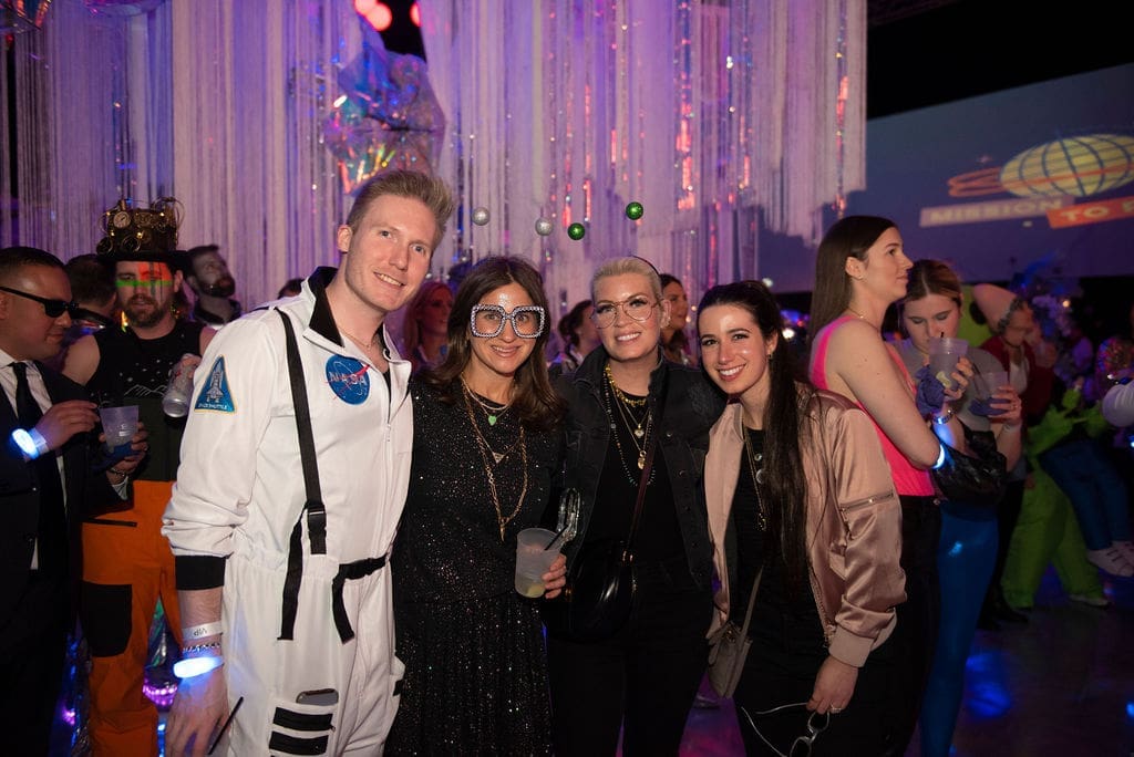 Guests at The Birthday Party Project's 2023 fundraiser: Mission to Party. (Photo by Tamytha Cameron)