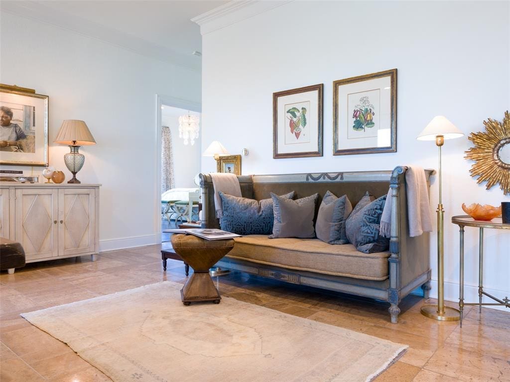 A thoughtful use of space off the living room.