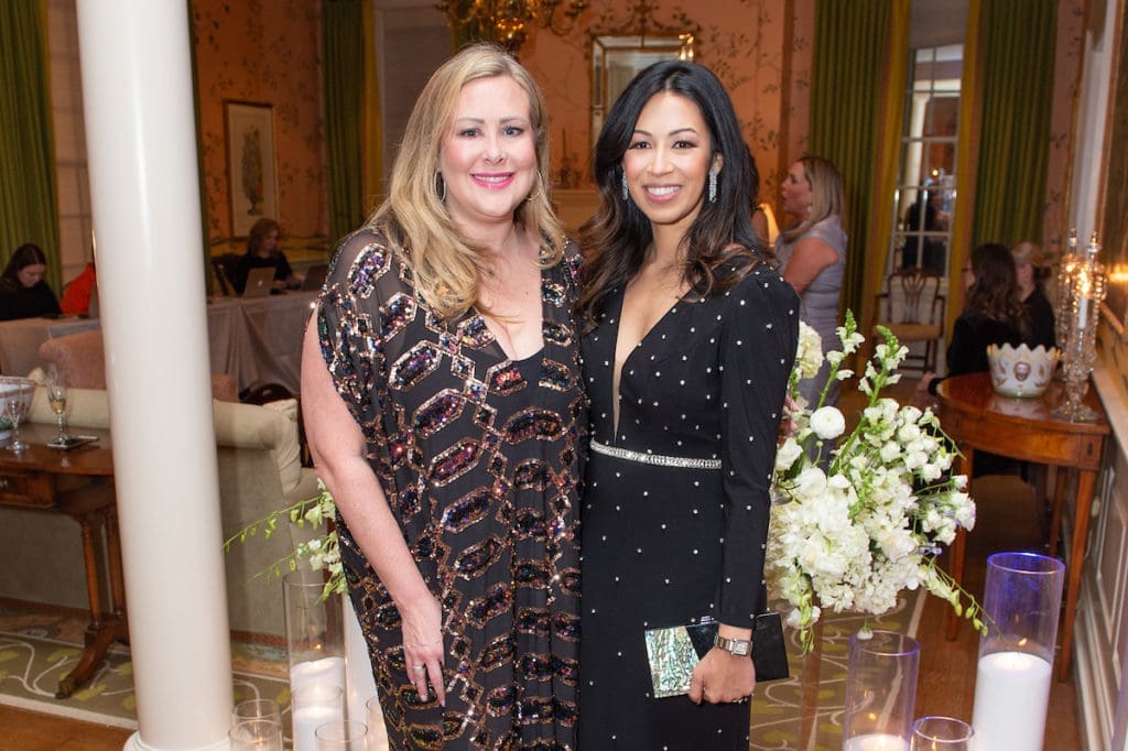 Abby Jones, Annam Zamorano at the Junior League of Houston Charity Ball (Photo by Priscilla Dickson)