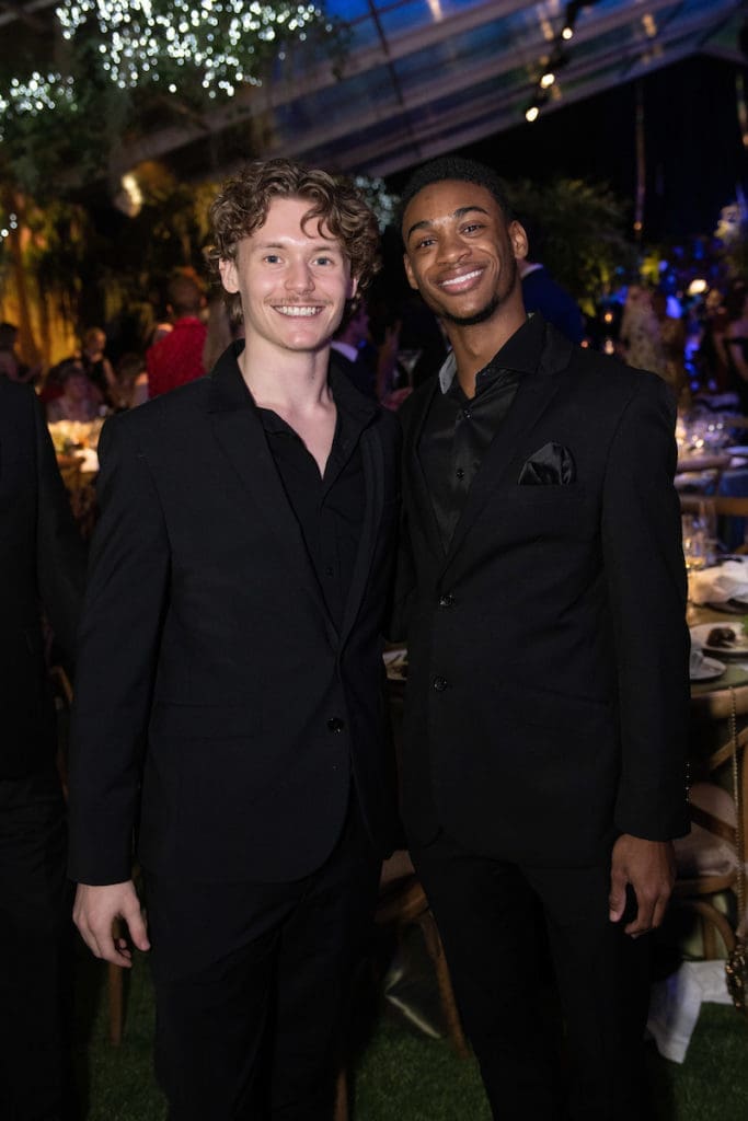 Chandler Dalton, Neal Burks at the Houston Ballet Ball, held in a state-of-the-art tent at the Margaret Alkek Williams Center for Dance  (Photo by Wilson Parish)