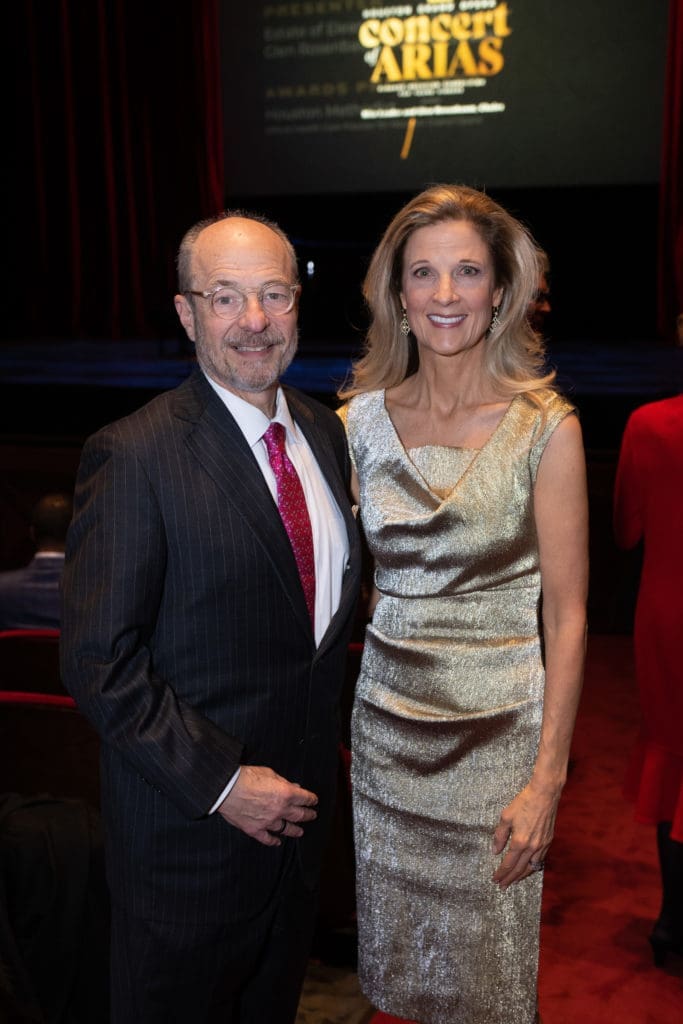 Sam & Melinda Stubbs at Houston Grand Opera's Concert of Arias at Wortham Theater Center. (Photo by Wilson Parish)