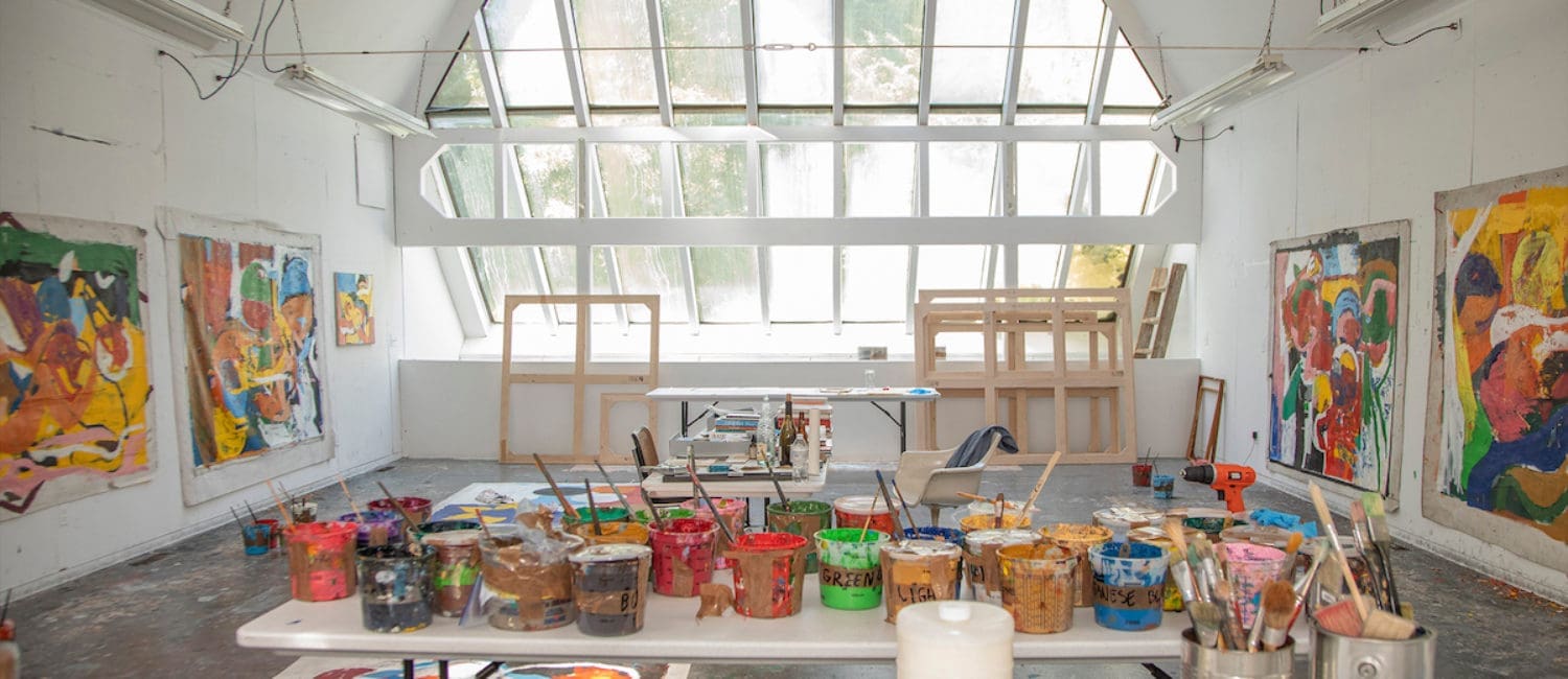 Elaine de Kooning House, Studio Interior, North Elevation