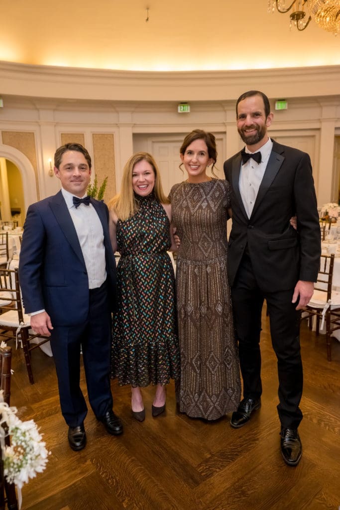 Andy Lusk, Caroline Kerr, Inprint president Mary S Dawson & Jack Dawsonat at the Inprint the Poets & Writers Ball. (Photo by rmphoto.com)