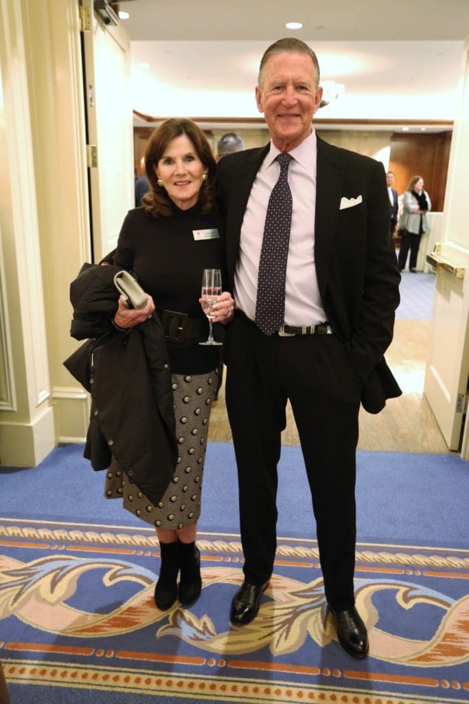 Judy & Charles Tate at the Salvation Army annual dinner held at The Houstonian Hotel. (Photo by Phillip Burn)