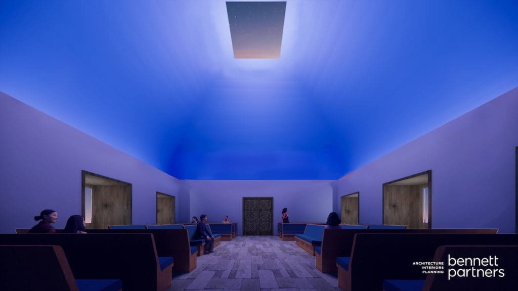 Keith House interior rendering by Bennett Partners.