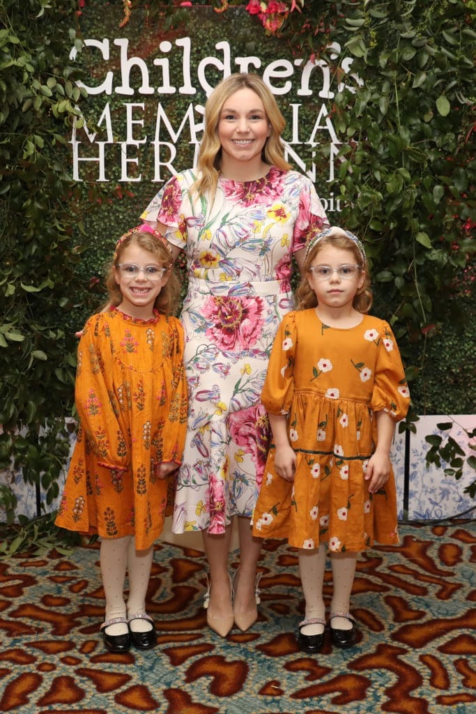 Stacy Johnson with daughters Amelia and Ainsley  at the Children's Memorial Hermann Hospital 'Mommy & Me High Tea' held at the St. Regis Hotel. (Photo by Priscilla Dickson)