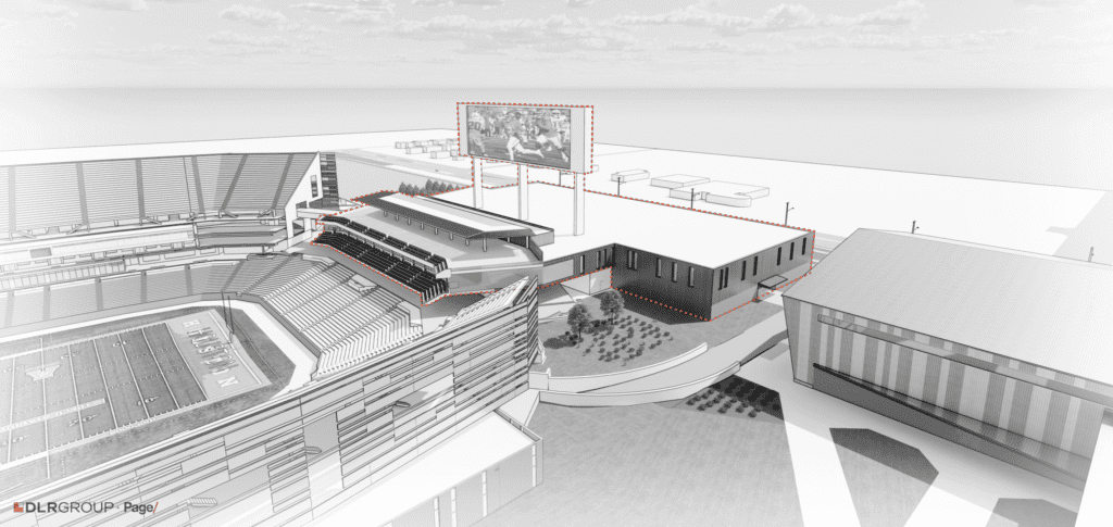 The University of Houston's new $140 million building will bring some major changes to TDECU Stadium too. Including a party deck and more premium seating. This is a look at one of the early renderings (not the final renderings).