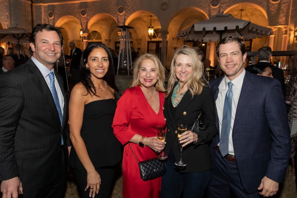 Guests at the 2023 Texas Medal of Arts Awards cocktail reception at the Commodore Perry Estate in Austin. 