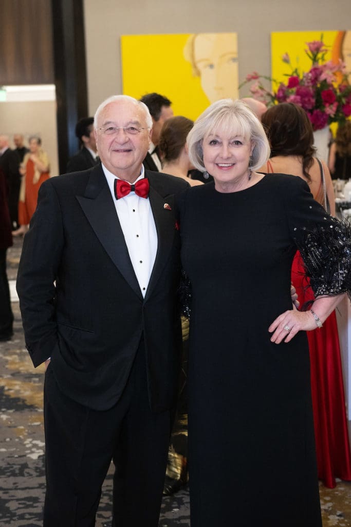Wine auction chairs Russ & Judy Labrasca at the American Heart Association 'Heart Ball' held at The Post Oak Hotel. (Photo by Wilson Parish)