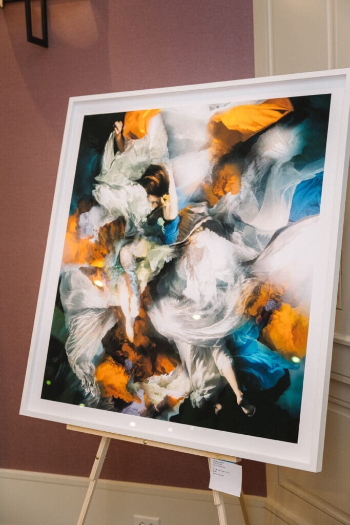 Christy Lee Rogers' "Tenderness," 2020 on display at Houston Center for Photography's Print Auction & Dinner (Photo by Johnny Than)