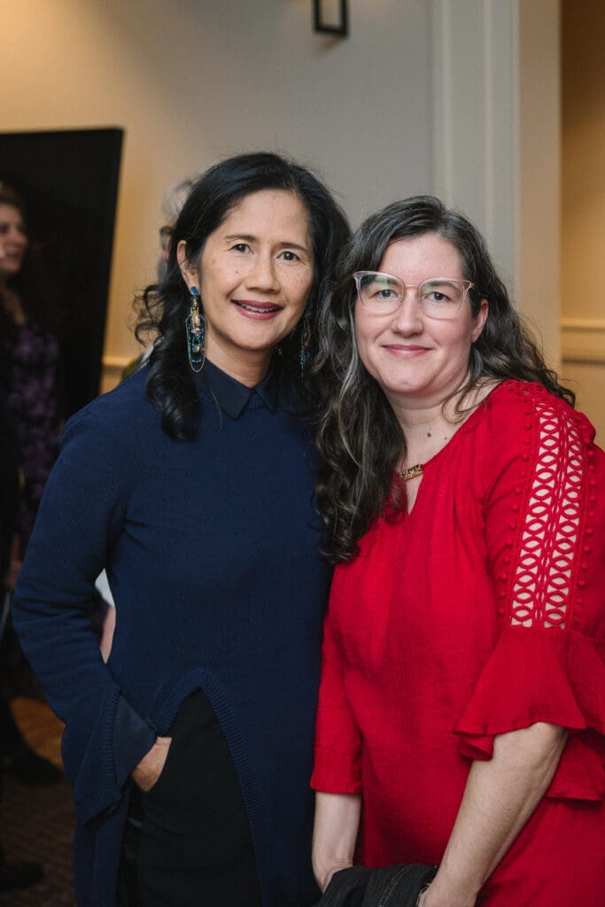 Bennie Flores Ansell, Keliy Anderson-Staley at Houston Center for Photography's Print Auction & Dinner (Photo by Johnny Than)