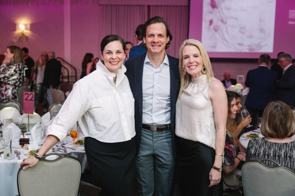 Kristen Perrin, Stephen & Jaclyn Wedermeyer at Houston Center for Photography's Print Auction & Dinner (Photo by Johnny Than)