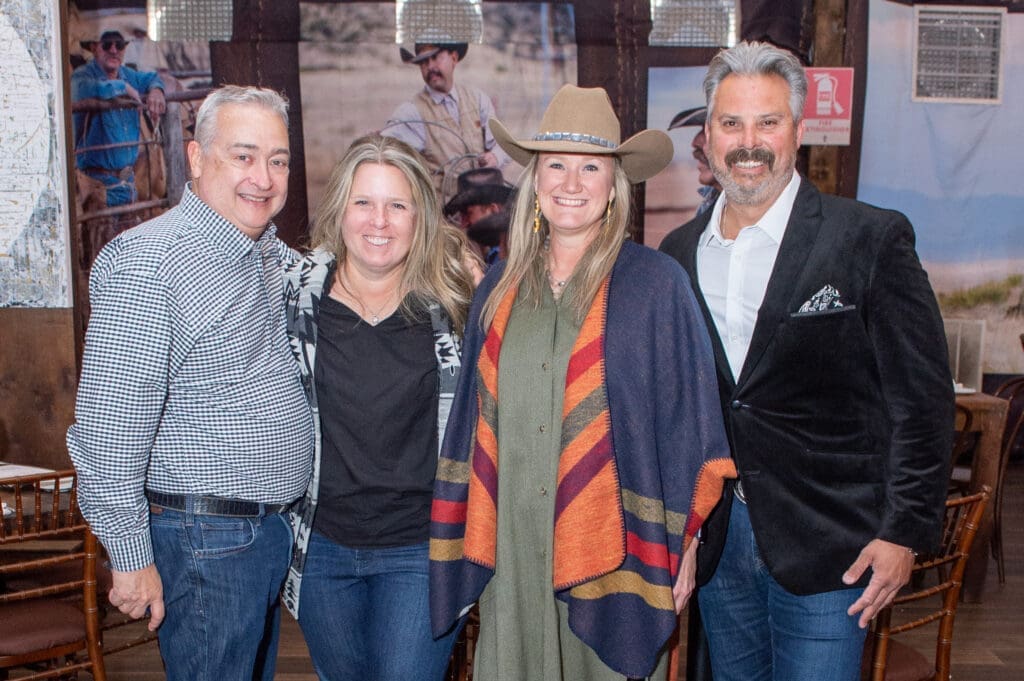 High roller guests at the Cole Hauser afternoon event at The Ranch at the Houston Lifestock Show and Rodeo (Photo by Jacob Power)