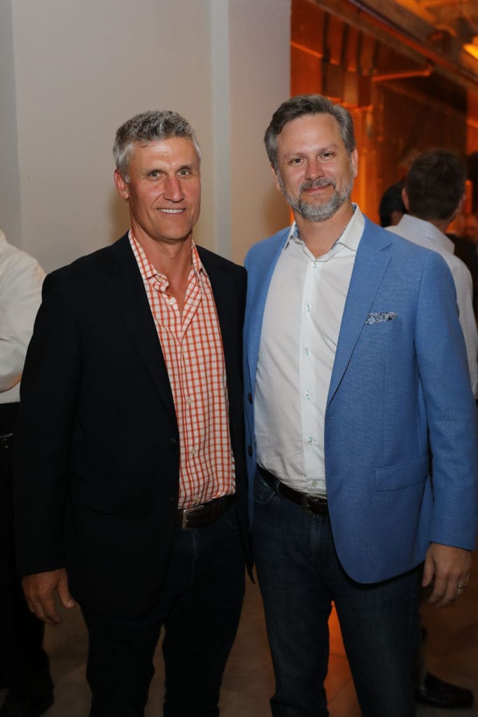Chris Brown, Ben Marshall at the Oil & Gas Texas Hold ‘Em Tournament benefiting YES Prep.