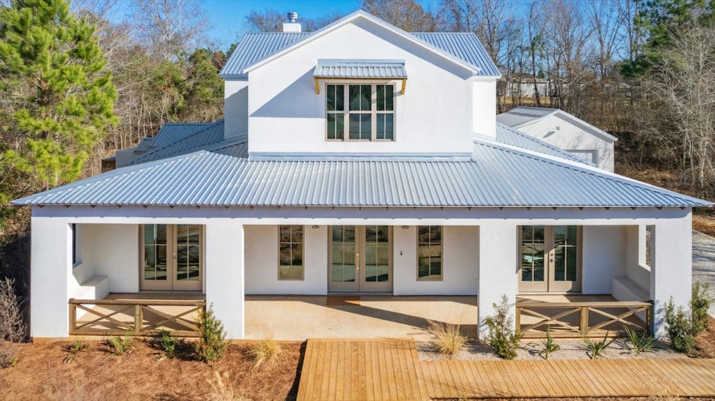 One of 110 homes constructed in phase one of High Hill, a luxury development in East Texas. 