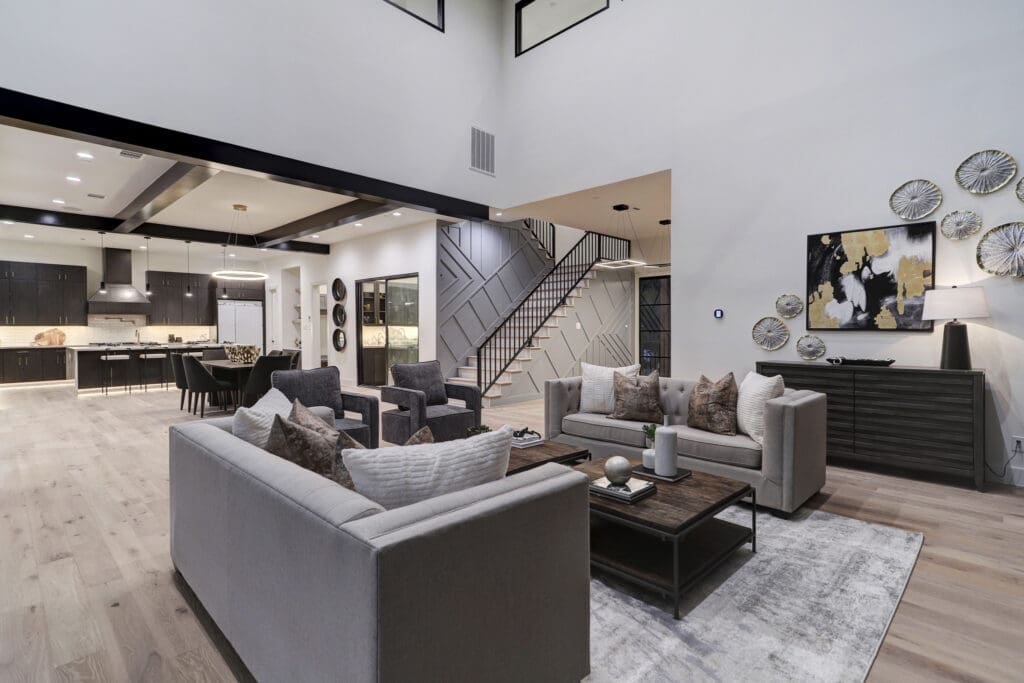 refuGe Design Studio modern farm house in Bellaire, Texas.