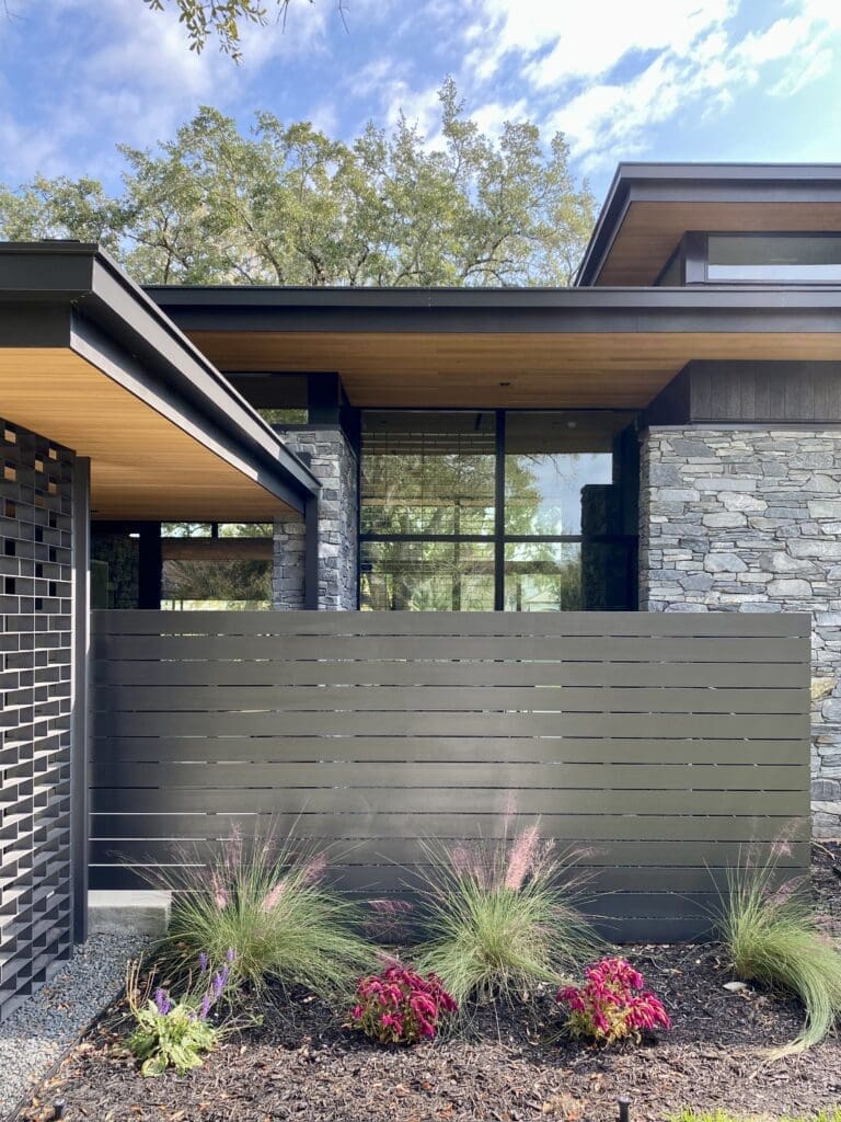 The studioMET design, the Capri residence, sits at the edge of Venetian Lake in Sugar Land (temporary photo)