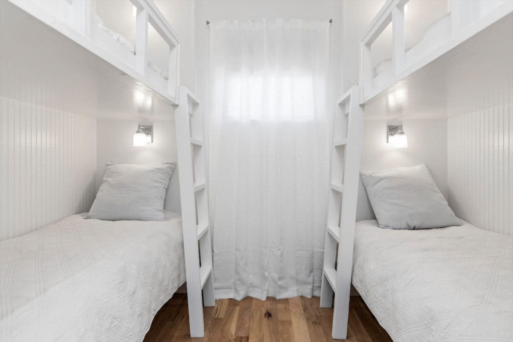 Bunk beds. 