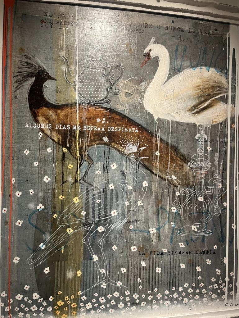 Amador Montes’ "Rain of Daisies," 2022