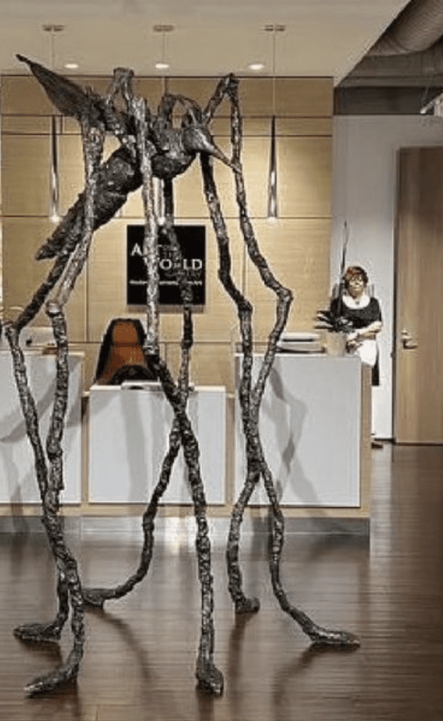 "Tipula," 2021, by Amador Montes on view at Art of the World Gallery