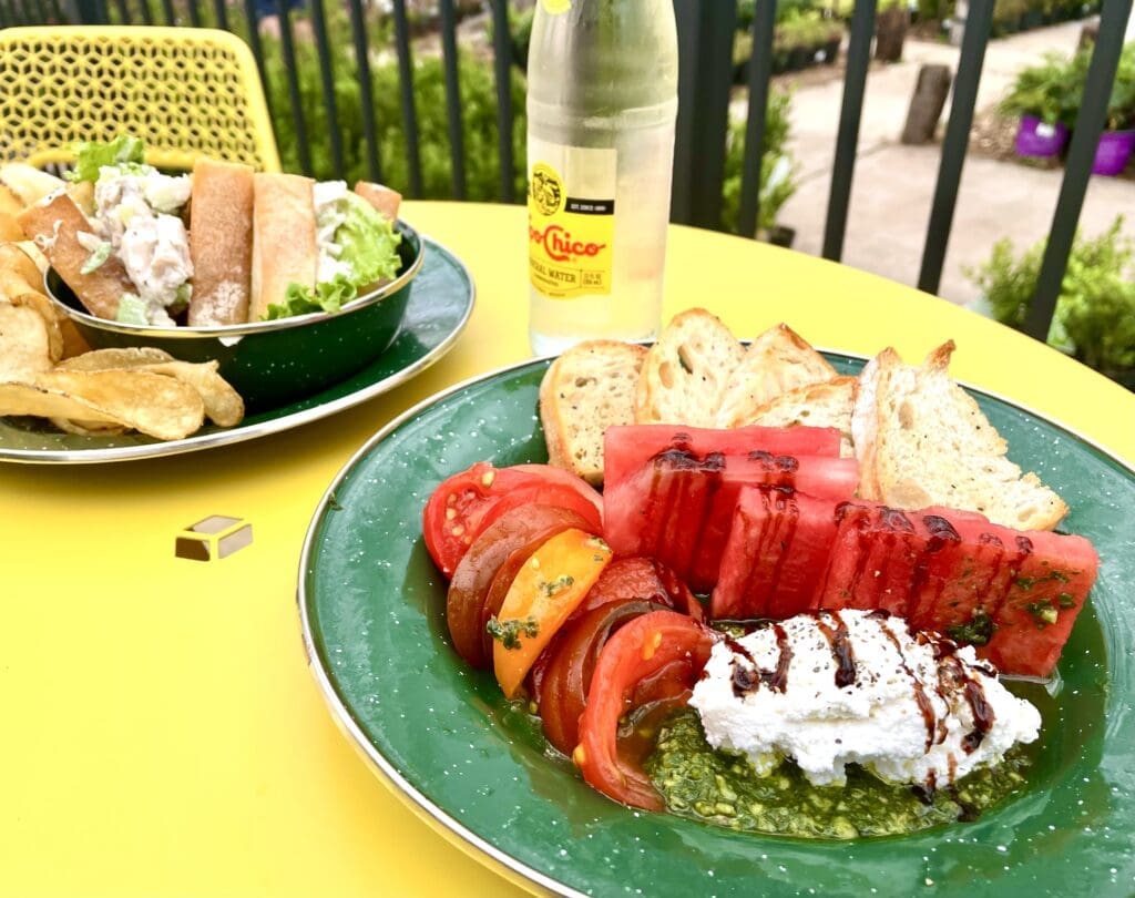 The seasonal menu at Heirloom features garden fresh ingredients. (Photo by Courtney Dabney)