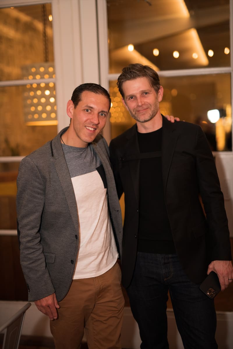 Maxime Larquier (COO, Atelier Crenn), Simon Kendall (COO, Dior Cotoure) (Photo by Sheryl Lanzel)