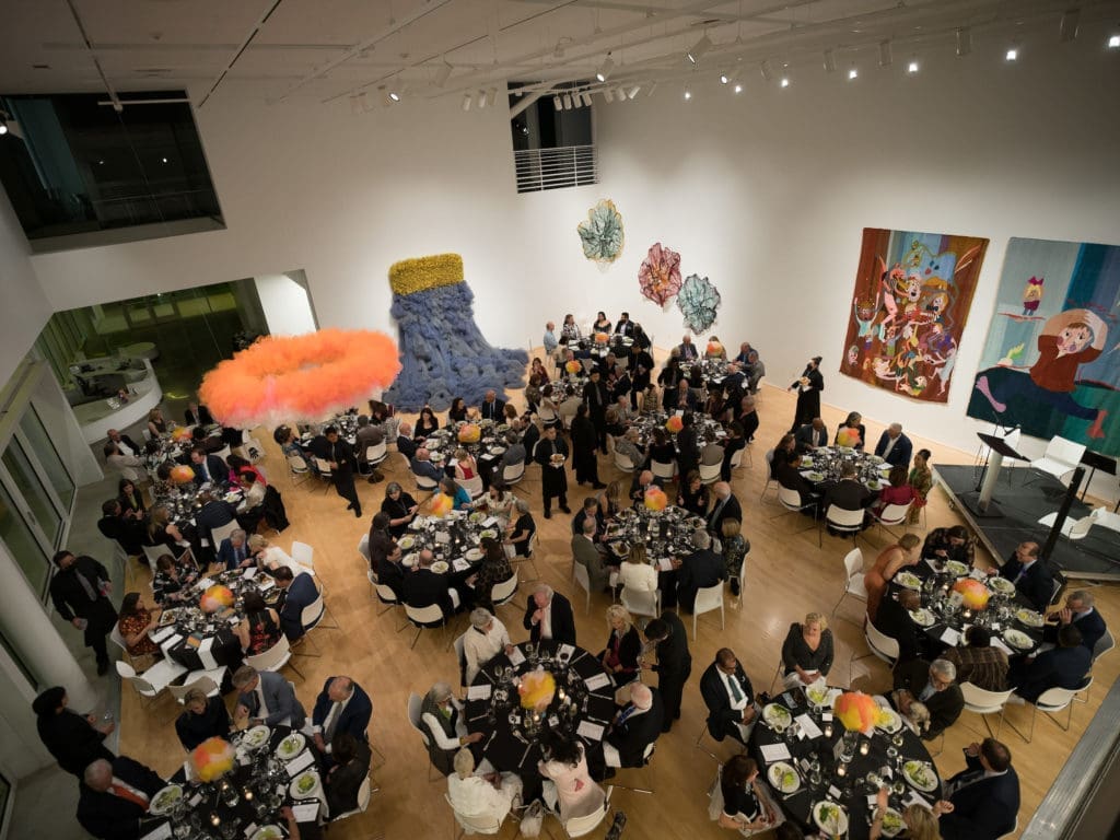 The Moody Center for the arts hosted its annual fundraising dinner, A Dinner for the Moody.   (Photo by Daniel Ortiz)