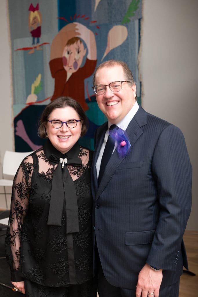 S. Shawn Stephens & Jim Jordan at Moody Center for the Arts' A Dinner for the Moody  (Photo by Daniel Ortiz)