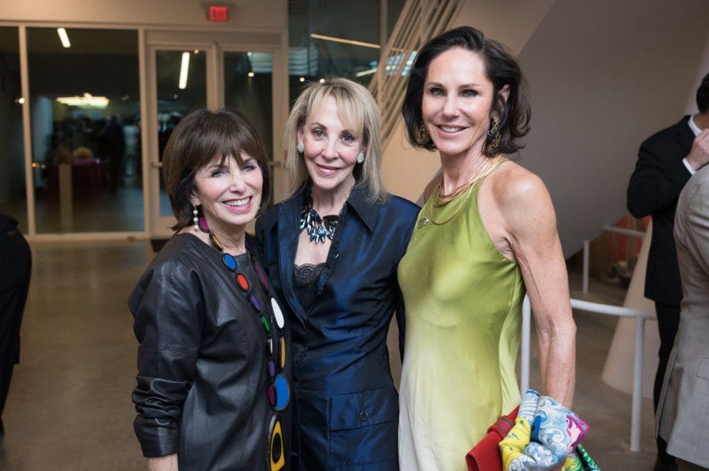 B.J. Herz, Cheryl Golub, Heidi Gerger at Moody Center for the Arts' A Dinner for the Moody  (Photo by Daniel Ortiz)