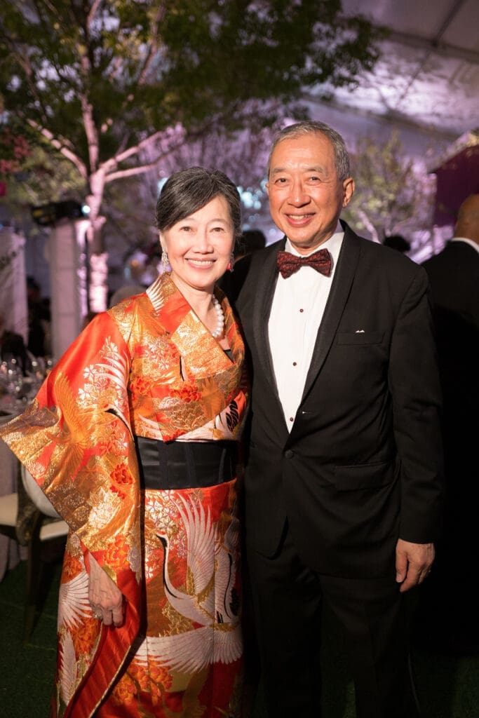 Anne & Albert Chao at Asia Society Texas’ 2023 Tiger Ball: Celebrating the Beauty and Elegance of Japan. (Photo by Daniel Ortiz)