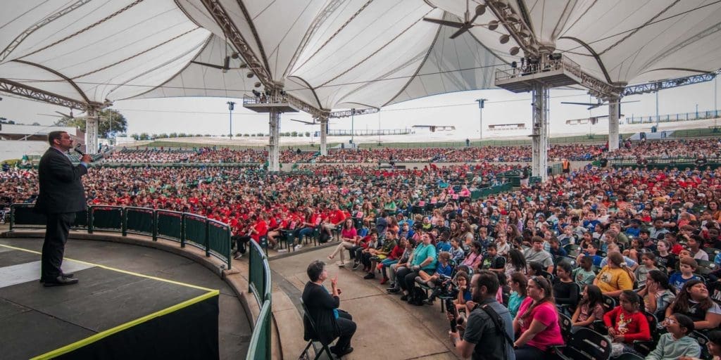 The Cynthia Woods Mitchell Pavilion Art Education programs offer a wide variety of arts education to community youth.  Courtesy the Cynthia Woods Mitchell Pavilion