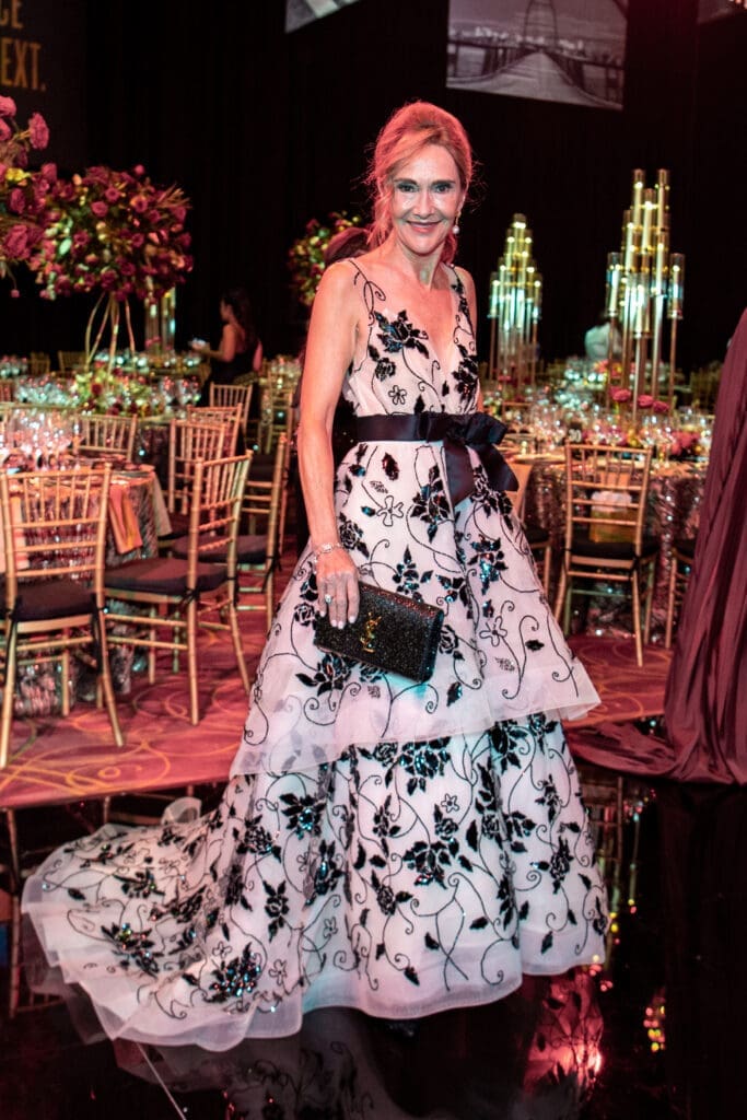 Jana Arnoldy in Oscar de la Renta at the 2023 Houston Grand Opera Ball (Photo by Michelle Watson/Catchlight Group)