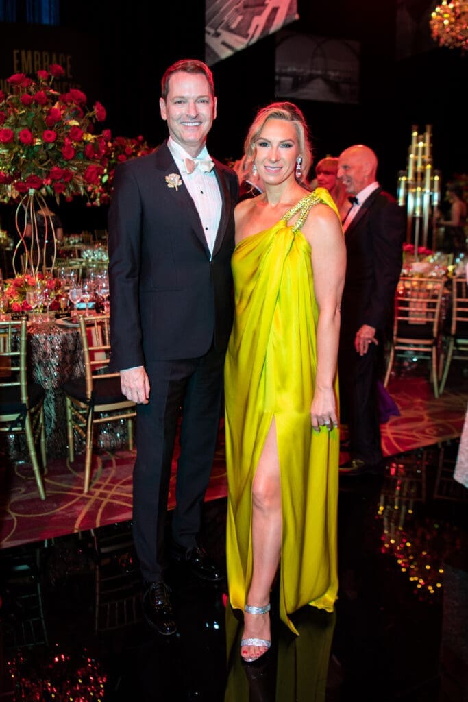 Brian McCulloch, Rachel Ellsworth at the Houston Grand Opera Ball (Photo by Michelle Watson/CatchLight Group)
