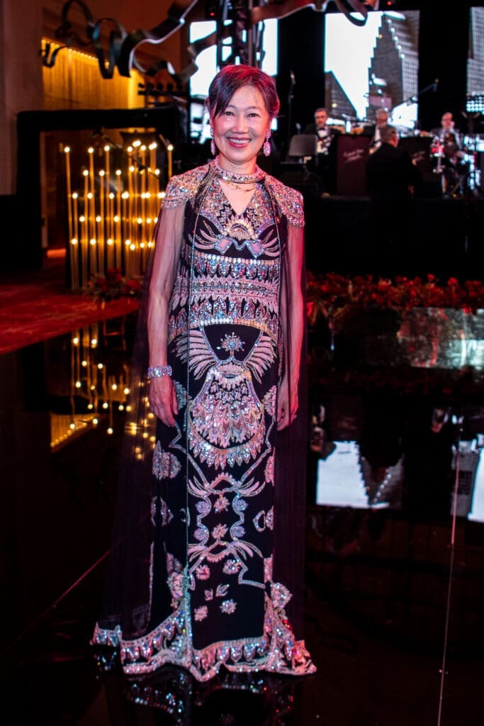 Chair Anne Chao in Cucculelli Shaheen at the Houston Grand Opera Ball (Photo by Michelle Watson/Catchlight Group)