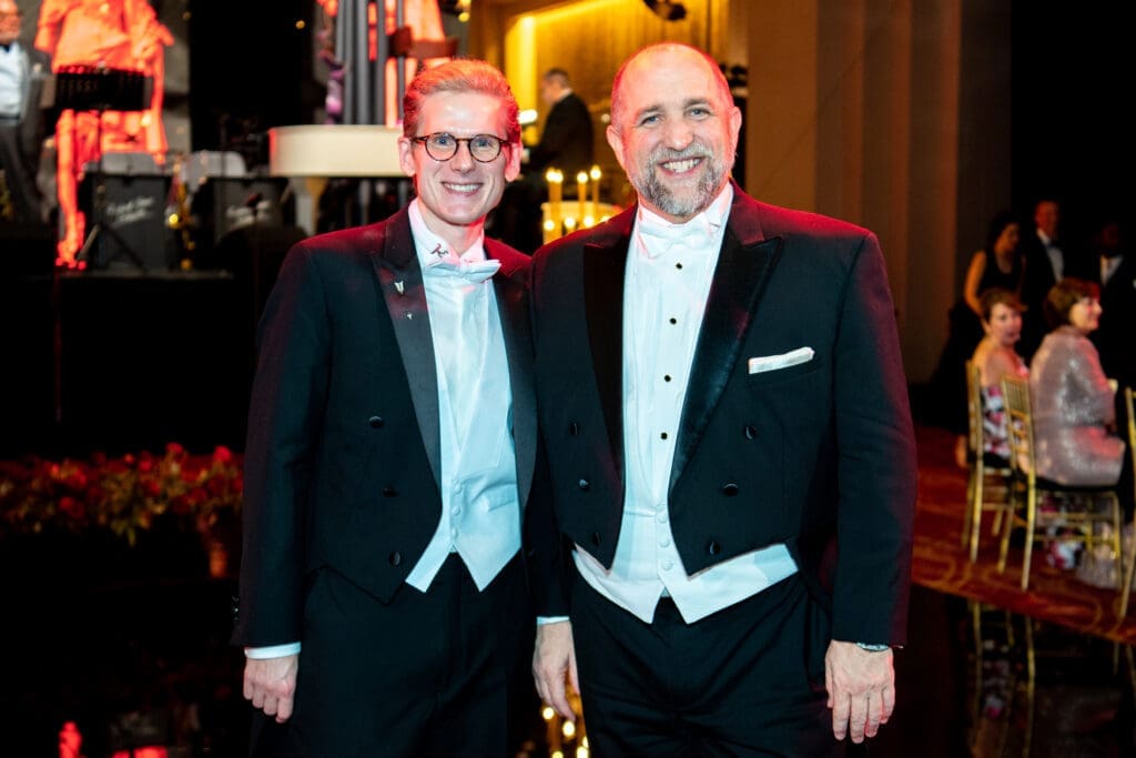 Daniel Irion & Kirk Kveton at the Houston Grand Opera Ball (Photo by Michelle Watson/CatchLight Group)
