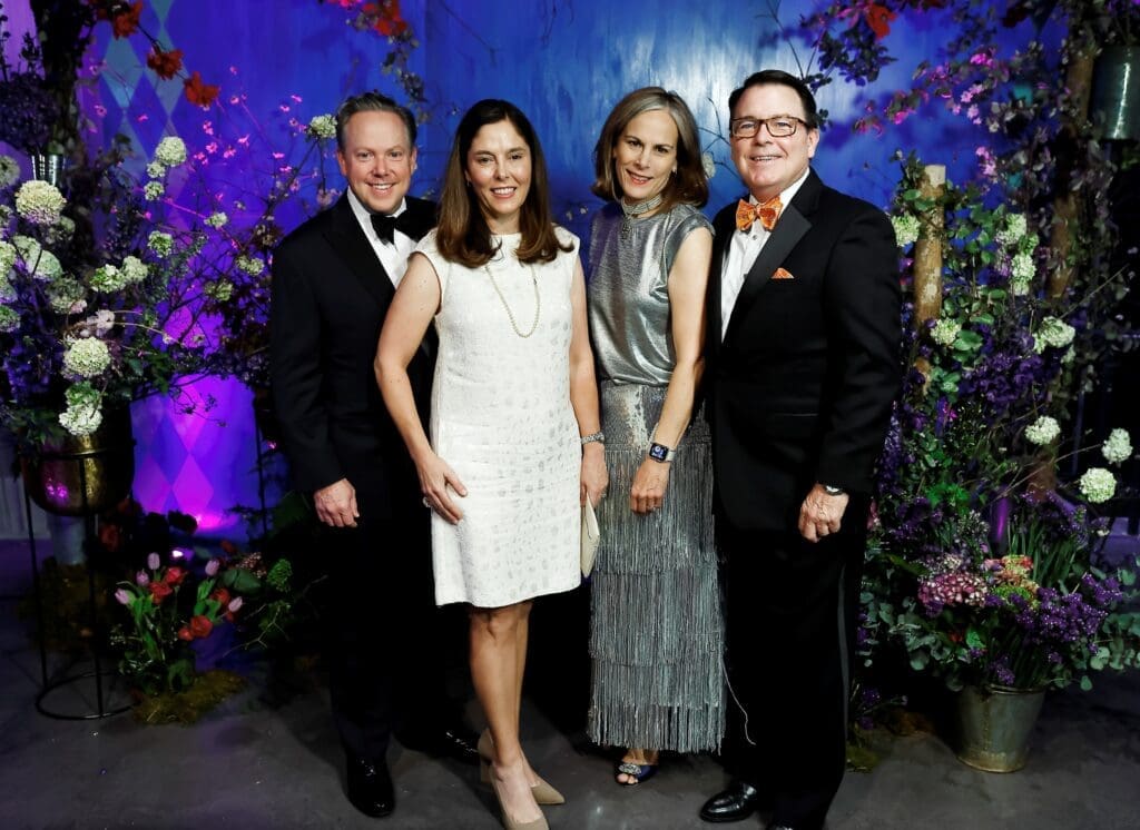 Mallory & Tara Caldwell, Cathy & Jesse Brown at Stages Gala at The Gordy. (Photo by Quy Tran)