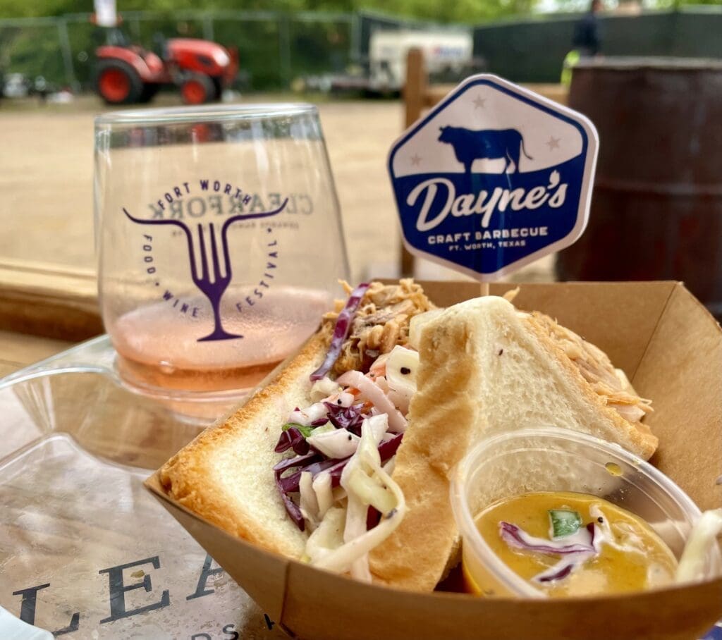 Dayne's Craft Barbecue went whole hog with a side of Texas gold sauce at Ring of Fire. (Photo by Courtney Dabney)