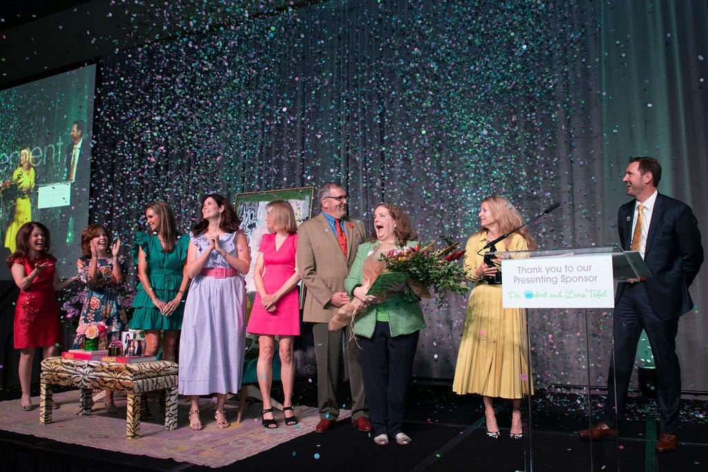 President and CEO Paige McDaniel during retirement celebration (Photo by Tamytha Cameron, Celeste Cass)
