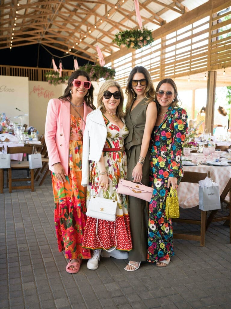 Ally Shell, Donae Chramosta, Kendra Ruth, Michelle Reyna at the Recipe for Success Fashion in the Fields fundraiser. (Photo by Daniel Ortiz)