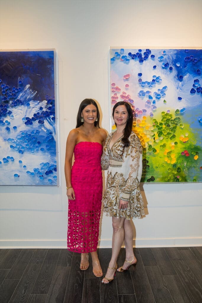 Arien Canales (Marketing Manager of Cerulean Gallery), Caroline Kneese (Founder and Director of Cerulean Gallery)