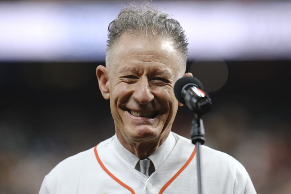 Lyle Lovett has performed at Houston Astros games. (Photo by F. Carter Smith)