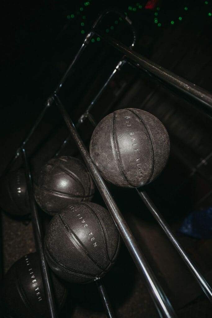 Custom Basketballs (Photo by Rebecca Patton, Beckley & Co.)